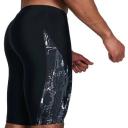 Speedo Storm Wave Allover Digital V Panel Swim Shorts Black Grey - 26