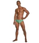 Speedo Vibe Men's Solid One Brief Swimsuit - Dark Ivy - Swimoutlet.com
