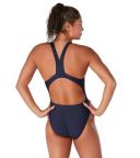 Speedo Women's Eco Solid Super Pro One Piece Swimsuit - Team Navy - Swimoutlet.com