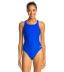 Speedo Women's Powerflex Eco Race Solid Flyback One Piece Swimsuit