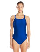 Speedo Women's Powerflex Eco Race Solid Flyback One Piece Swimsuit