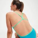 Speedo Women's Solid Vback One Piece Swimsuit