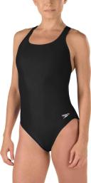 Speedo Women's Swimwear Black Size 10 One-piece Open-Back Powerflex