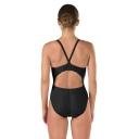 Speedo Women's Swimwear Black Size 10 Race Splice Flyback One Piece