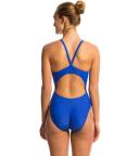 Speedo Women's Swimwear Blue Size 28 Tone Setter Splice Flyback Solid