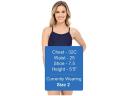 Speedo Women's Swimwear Navy Blue Size 14 One-piece Open-Back Solid