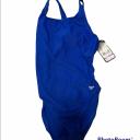 Speedo Women's Swimwear Sapphire Blue Size 6 One-piece Open-Back