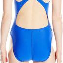 Speedo Women's Swimwear Sapphire Blue Size 6 One-piece Open-Back