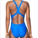 Speedo Women's Swimwear Sapphire Blue Size 6 One-piece Open-Back