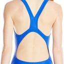 Speedo Women's Swimwear Sapphire Blue Size 6 One-piece Open-Back