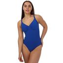 Speedo Women's Watergem Shaping One-piece Swimsuit - Blue AU Size 38 - AfterPay & zipPay Available