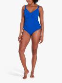 Speedo Women's Watergem Shaping One-piece Swimsuit - Blue AU Size 38 - AfterPay & zipPay Available