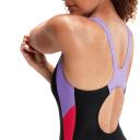 Speedo Womens Colourblock Splice Muscleback One Piece Black 12
