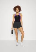 Speedo Womens Colourblock Splice Muscleback One Piece Black 12