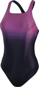 Speedo Womens Digital Placement Medalist One Piece Red -42F