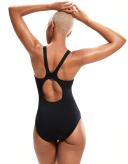 Speedo Womens Placement Muscleback One Piece Black 18