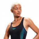 Speedo Womens Placement Muscleback One Piece Black 18