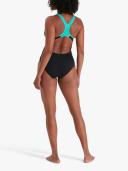 Speedo Womens Plastisol Laneback Black/Tile / 36