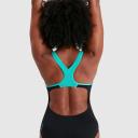Speedo Womens Plastisol Laneback Black/Tile / 36