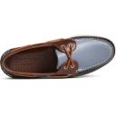 Sperry Authentic Original 2-Eye Tri-Tone Shoes - Navy 10