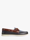 Sperry Authentic Original 2-Eye Tri-Tone Shoes - Navy 10