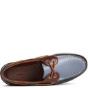 Sperry Authentic Original 2-Eye Tri-Tone Shoes - Navy 10