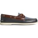 Sperry Authentic Original 2-Eye Tri-Tone Shoes - Navy 6