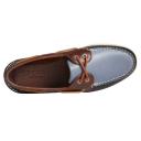 Sperry Authentic Original 2-Eye Tri-Tone Shoes - Navy 6