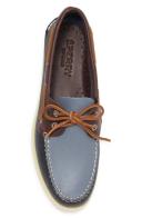 Sperry Authentic Original 2-Eye Tri-Tone Shoes - Navy 6