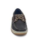 Sperry Billfish 3 Eye Navy Brown Boat Shoes Casual Mens Shoes