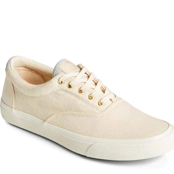 Sperry Mens SeaCycled Striper II CVO Suede Trainers Natural 12 UK Mixed Mens Trainers