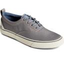 Sperry Mens Striper II CVO SeaCycled Leather Trainers (Grey) (11 UK)