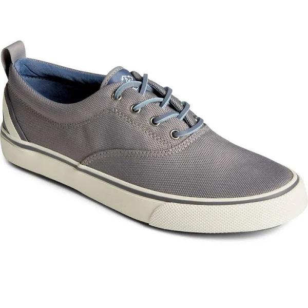 Sperry Mens Striper II CVO SeaCycled Leather Trainers (Grey) (11 UK)