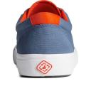 Sperry Mens Striper II CVO SeaCycled Leather Trainers (Navy) (9 UK)