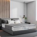 Spine Lab Mattress 5 Zone 21cm Medium Firm Foam Bonnell Spring Double White