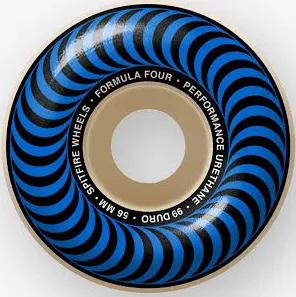 Spitfire F4 Classic Swirl 99D Skateboard Wheels 56 mm