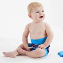 Splash about Kids' New Improved Happy Nappy, Blue Cobalt, 3-6 Months
