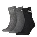 Sports Socks Puma Short Crew (3 Pairs) Grey - 39-42