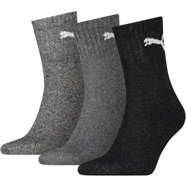 Sports Socks Puma Short Crew (3 Pairs) Grey - 39-42