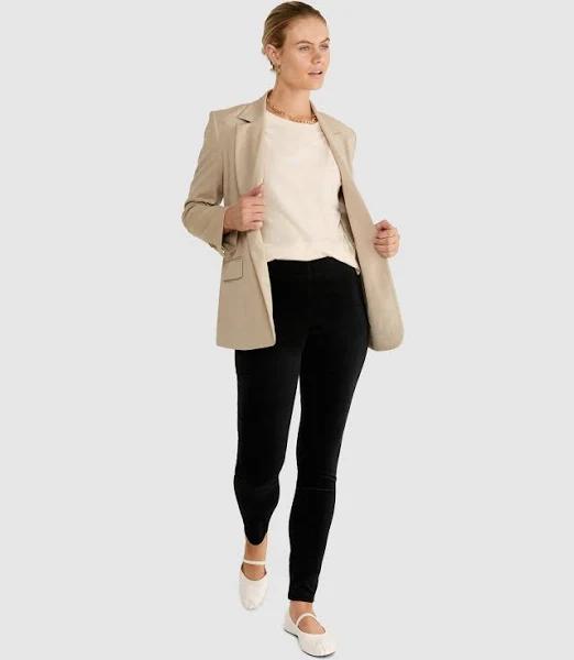 Sportscraft Felicity Velvet Pull On Pant Black 16