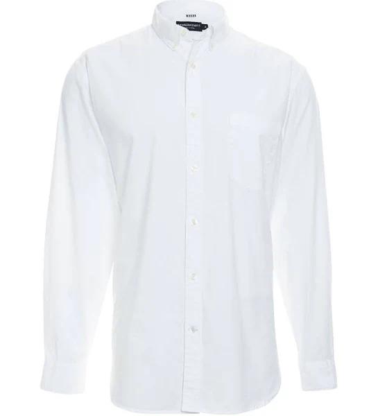 Sportscraft Men's Oxford Long Sleeve Shirt in Size 4XL