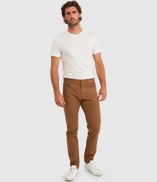 Sportscraft Men's Tapered Bedford Jeans in Size 35