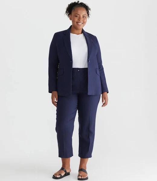 Sportscraft Women's Freya Linen Blazer in Size 20