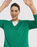 Sportscraft Women's Laurina V-Neck Sweater in Size 20