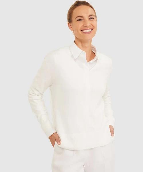 Sportscraft Women's Laurina V-Neck Sweater in Size Medium