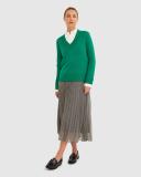 Sportscraft Women's Laurina V-Neck Sweater in Size Small