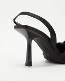 SPURR - Women's Black Stilettos - Lois Wide Fit Satin Heels - Size 9 at The Iconic