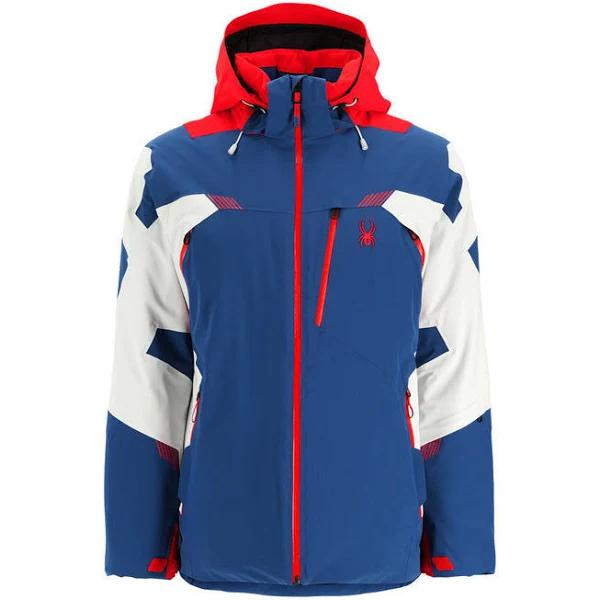 Spyder Leader Insulated Jacket - Abyss Volcano | Ski Jackets