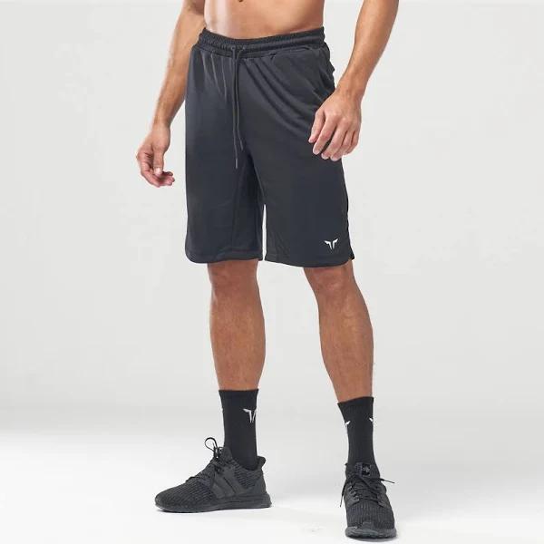 SQUATWOLF - Code Basketball Shorts - Black - L - Gym Shorts - Male Workout Clothes