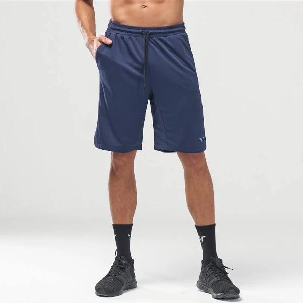 SQUATWOLF - Code Basketball Shorts - Blue Iris - S - Gym Shorts - Male Workout Clothes